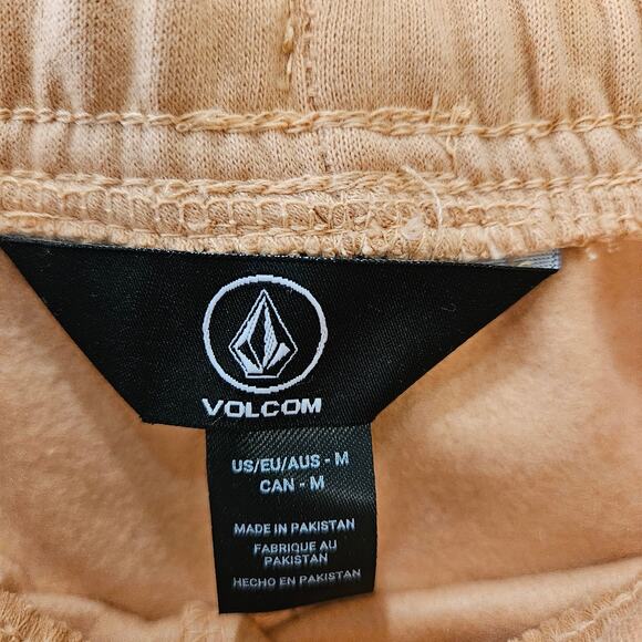 Volcom Just Chill Sweat Shorts Light Orange Size Medium - Picture 4 of 10